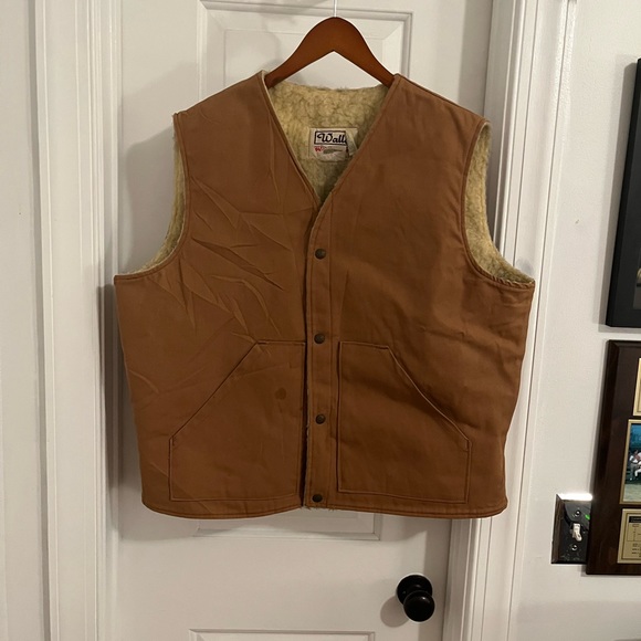 Walls Other - Vintage Walls‎ Canvas Sherpa Lined Vest